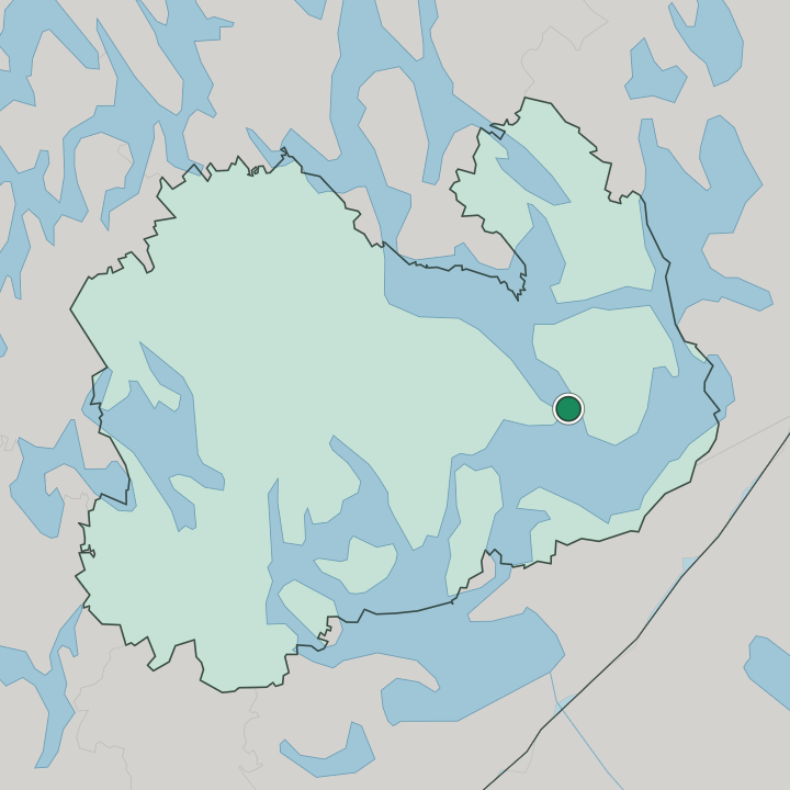 Map showing Savonlinna — In Southern Savonia