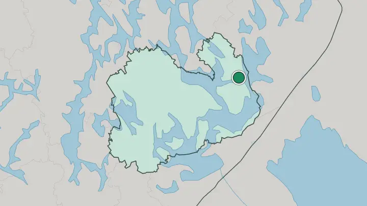 Map of Savonranta in Finland