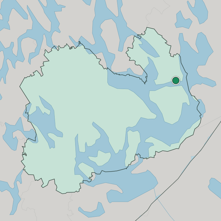 Map showing Savonranta — In Southern Savonia