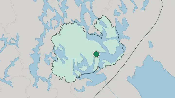 Map of Sulkava in Finland