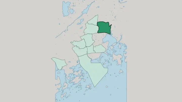 Map of Leppävaara in Espoo