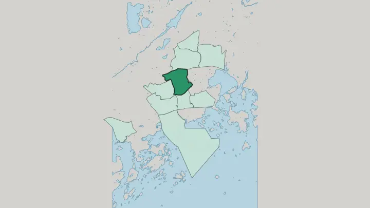Map of Mankkaa in Espoo