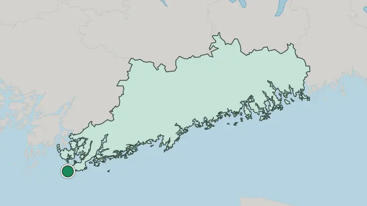 Map of Hanko in Finland