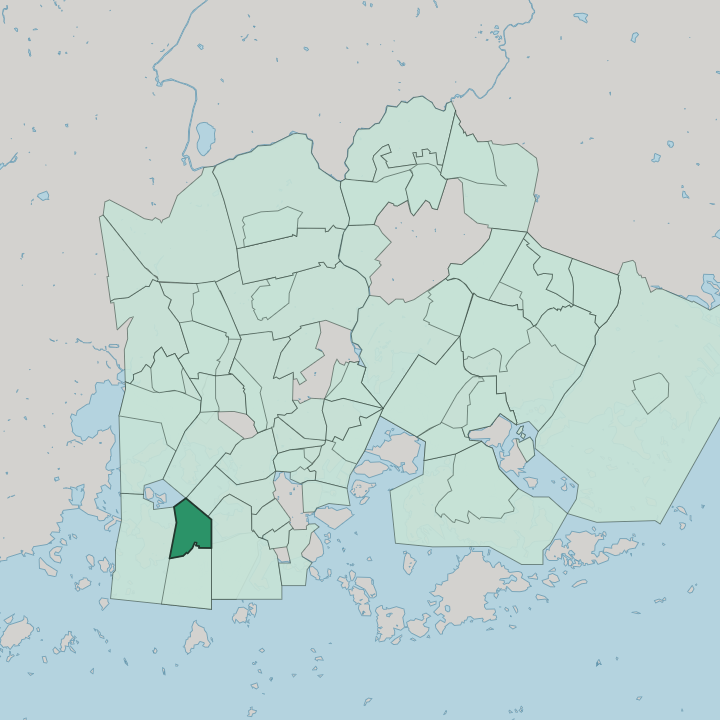 Map showing Kotkavuori — In Helsinki