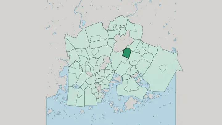 Map of Latokartano in Helsinki