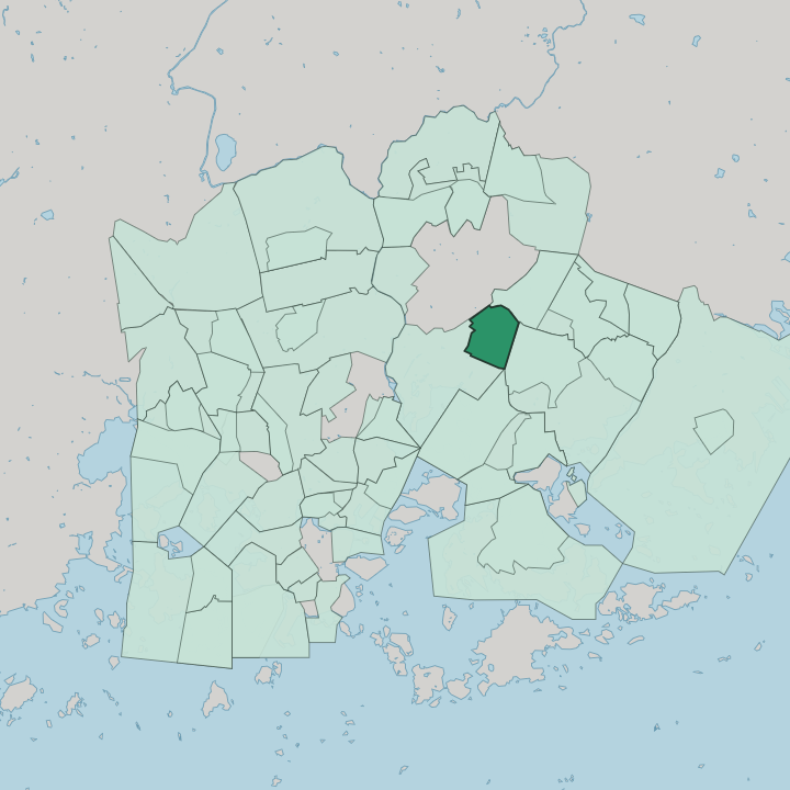 Map showing Latokartano — In Helsinki
