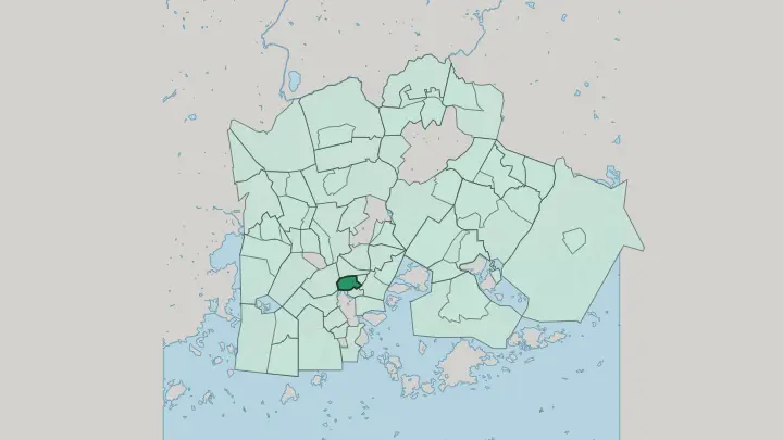 Map of Linjat in Helsinki