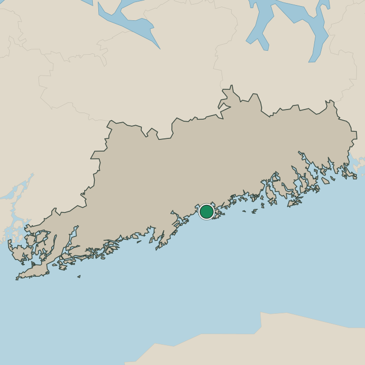 Map showing Helsinki in Uusimaa