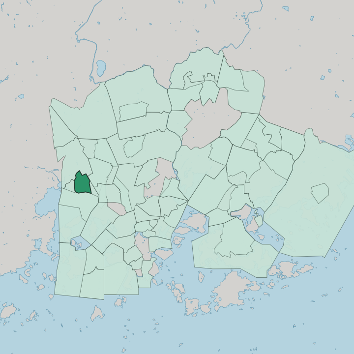 Map showing Munkkivuori — In Helsinki