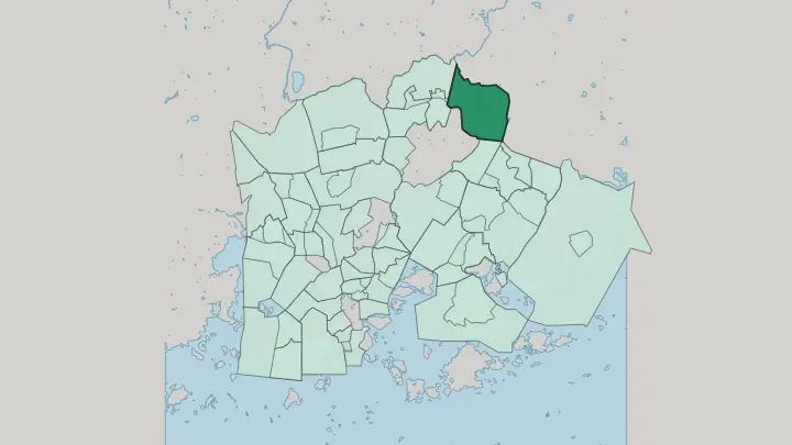 Map of Suurmetsä in Helsinki