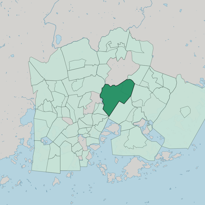Map showing Viikki — In Helsinki