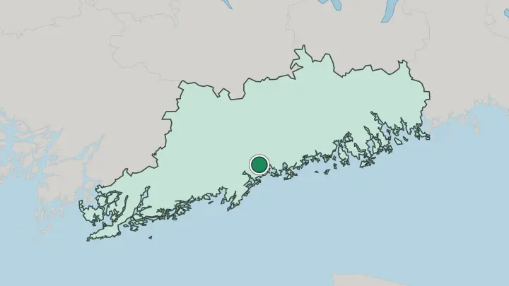 Map of Kauniainen in Finland