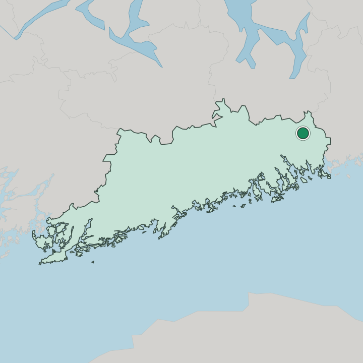 Map showing Lapinjärvi — In Uusimaa