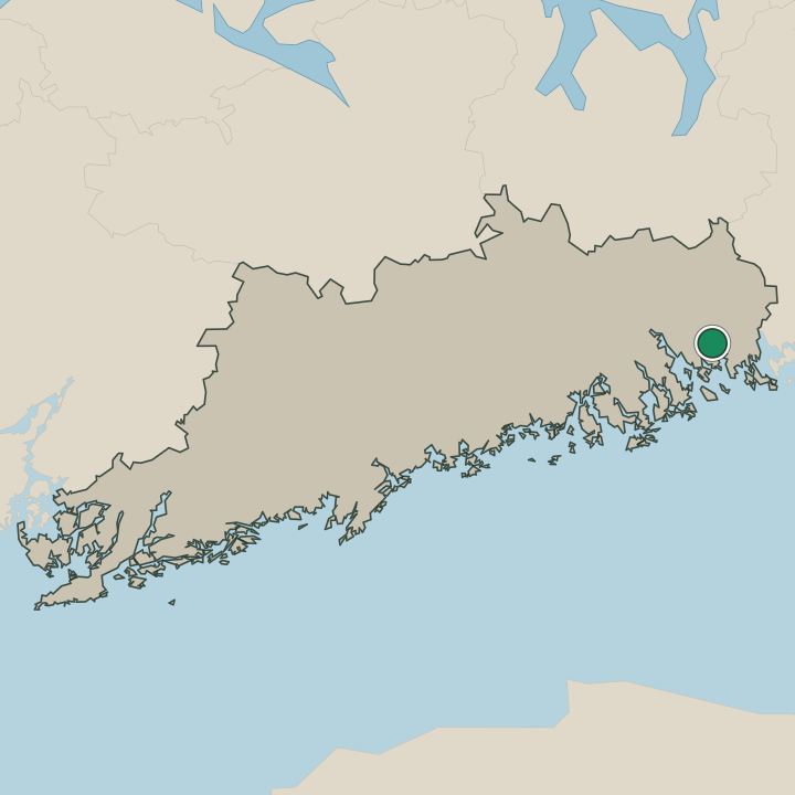 Map showing Lovisa in Uusimaa