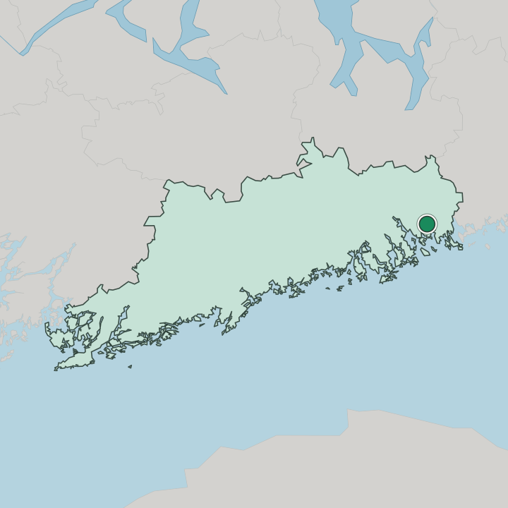 Map showing Lovisa — In Uusimaa