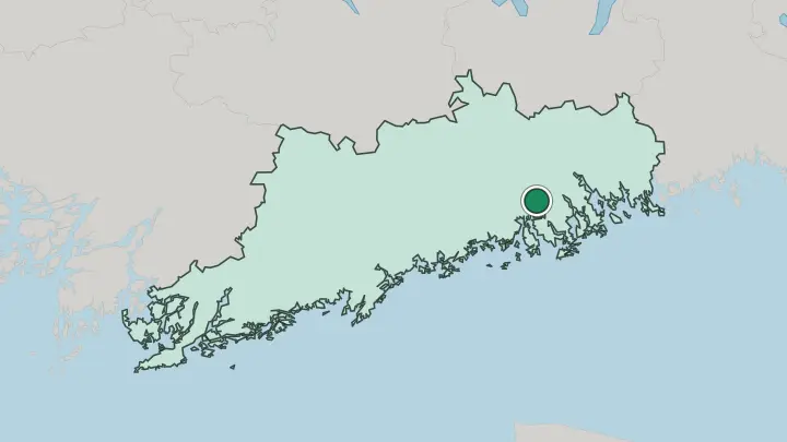 Map of Porvoo in Finland