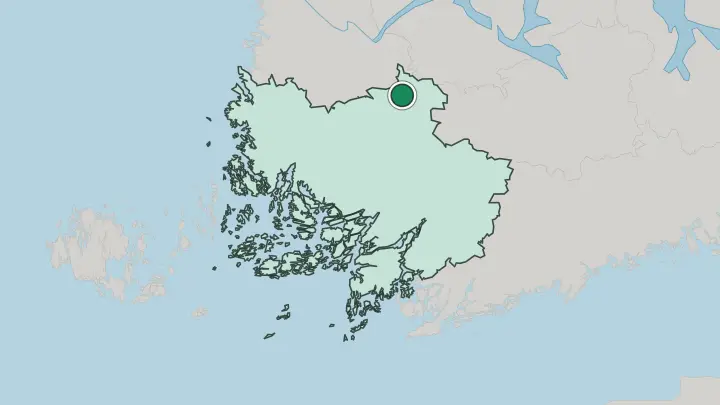 Map of Alastaro in Finland