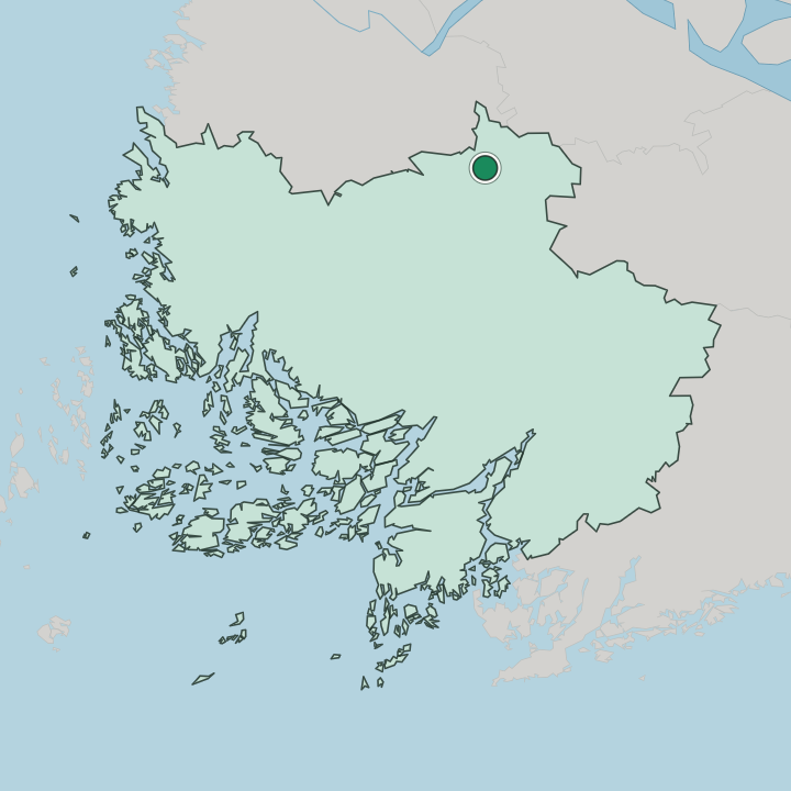 Map showing Alastaro — In Varsinais-Suomi