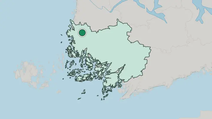 Map of Laitila in Finland