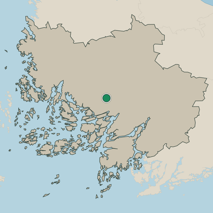 Map showing Lieto in Varsinais-Suomi