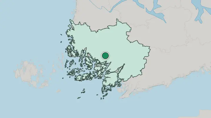 Map of Lieto in Finland