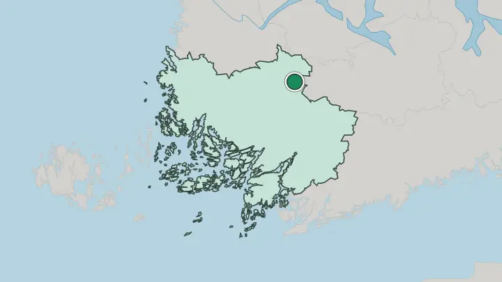 Map of Loimaa in Finland