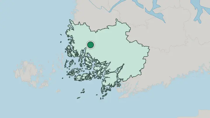 Map of Mynämäki in Finland