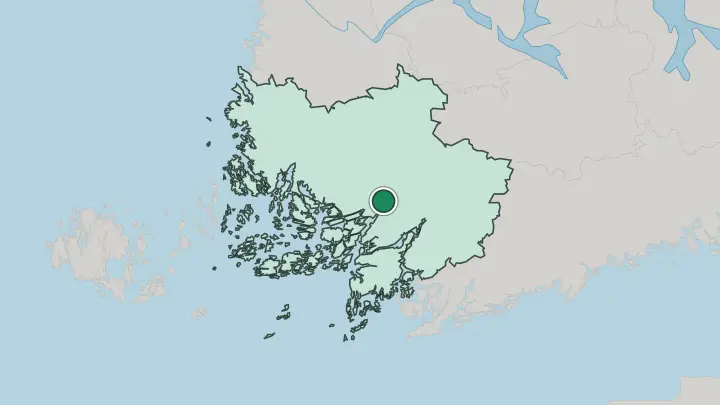 Map of Paimio in Finland