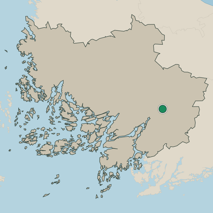 Map showing Pertteli in Varsinais-Suomi