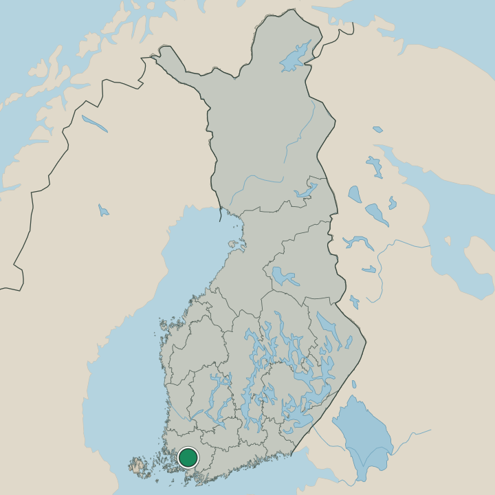 Map showing Piikkiö in Republic of Finland