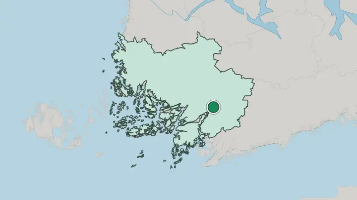 Map of Salo in Finland
