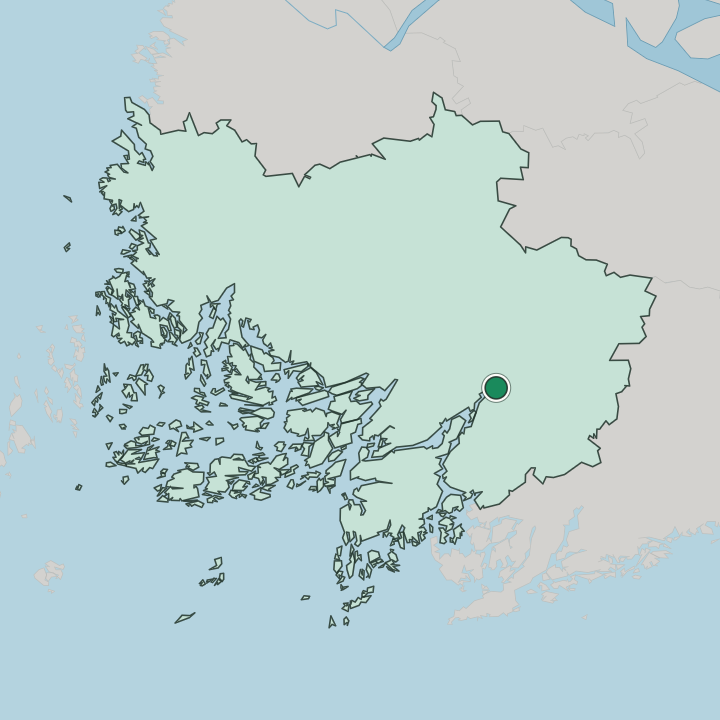 Map showing Salo — In Varsinais-Suomi