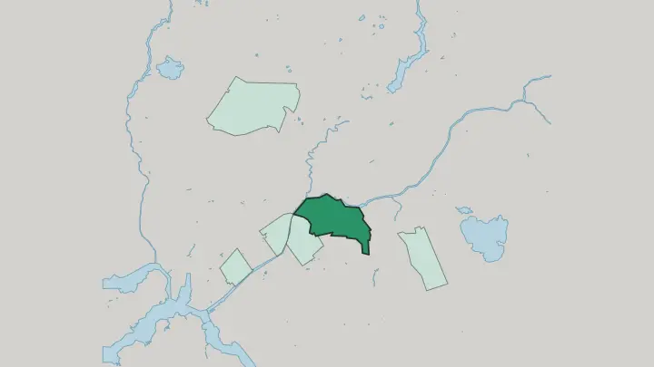 Map of Nummi in Turku