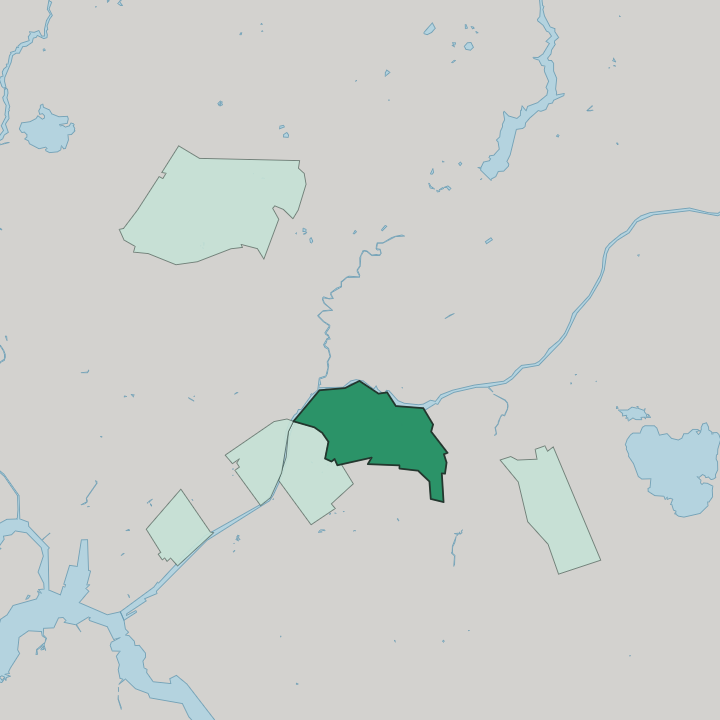 Map showing Nummi — In Turku