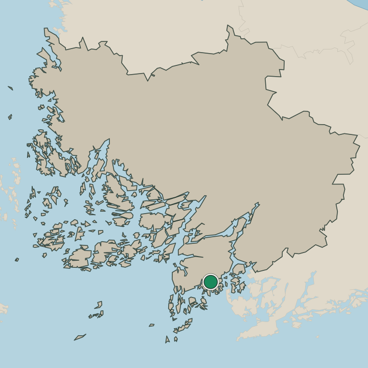 Map showing Västanfjärd in Varsinais-Suomi