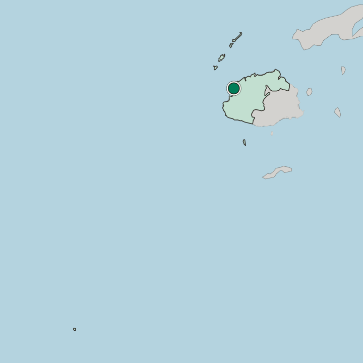 Map showing Lautoka — In Western Division
