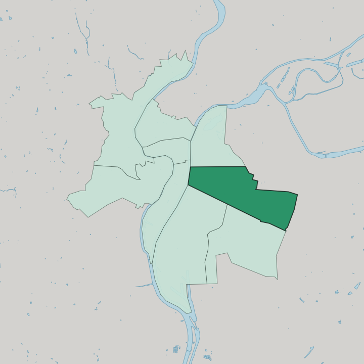 Map showing Lyon 03 — In Lyon