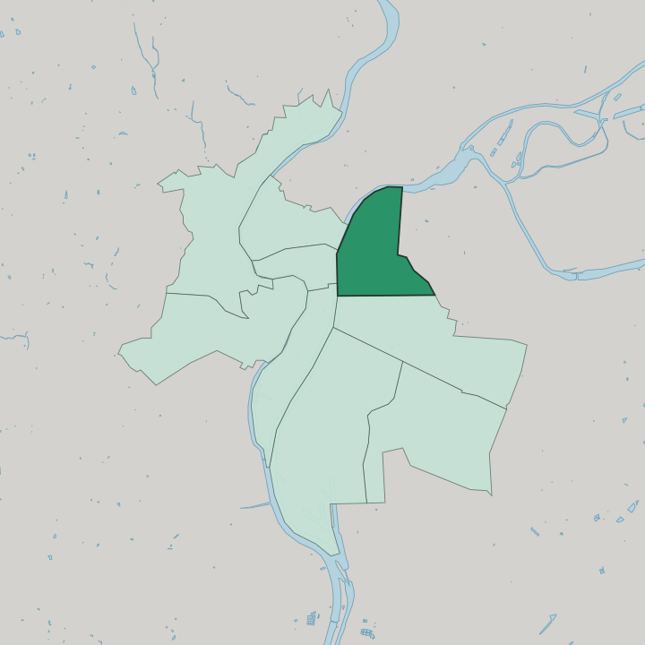 Map showing Lyon 06 — In Lyon