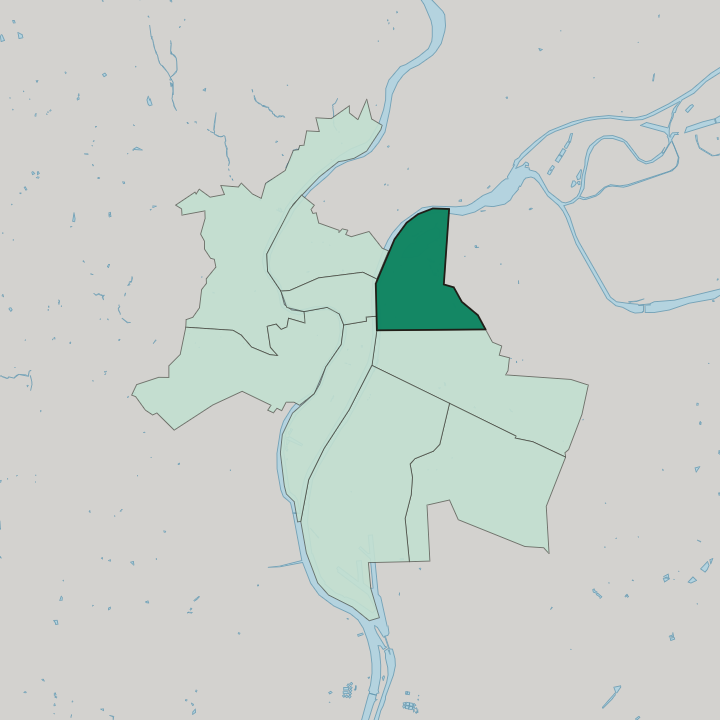Map showing Lyon 06 — In Lyon