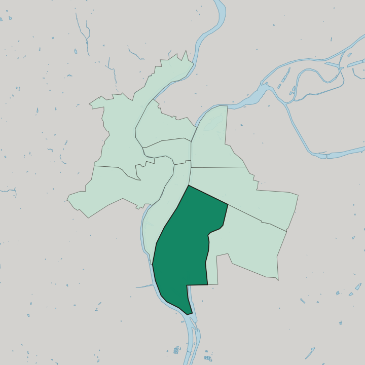 Map showing Lyon 07 — In Lyon