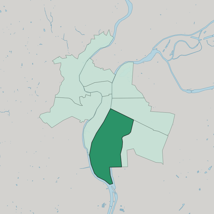 Map showing Lyon 07 — In Lyon