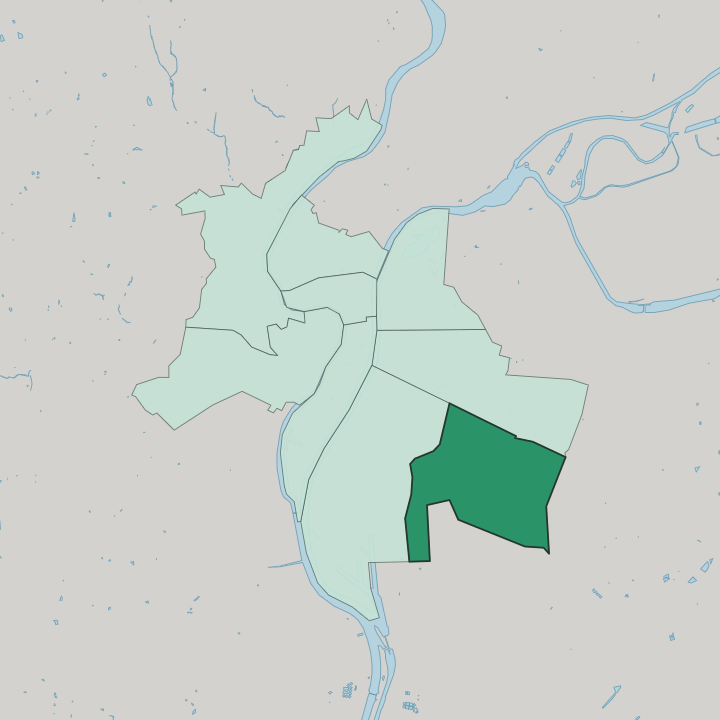 Map showing Lyon 08 — In Lyon