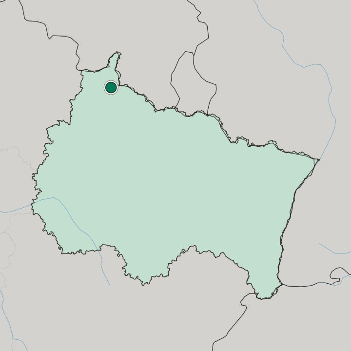 Map showing Charleville-Mézières — In Grand Est