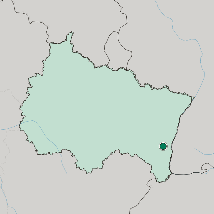 Map showing Colmar — In Grand Est