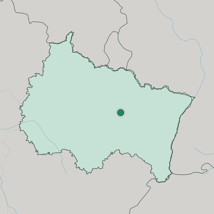 Map showing Nancy — In Grand Est
