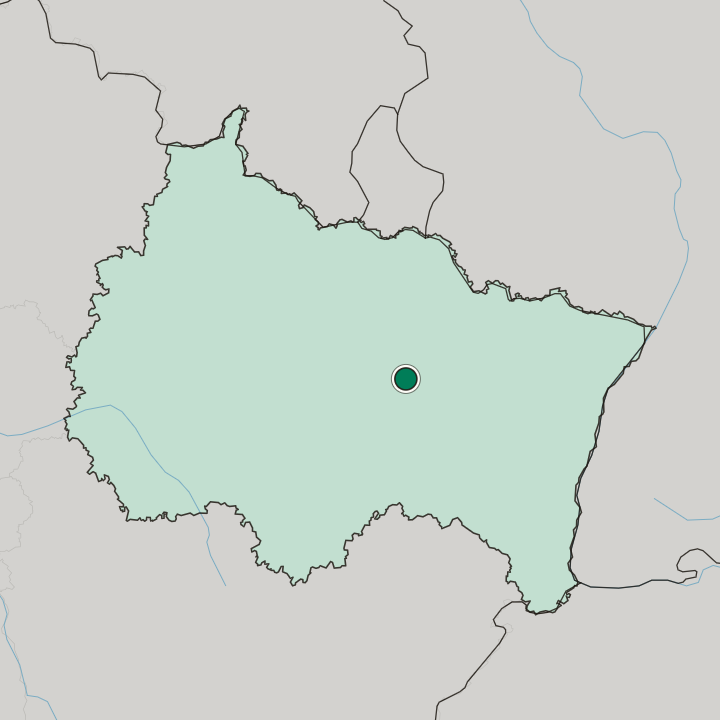 Map showing Nancy — In Grand Est