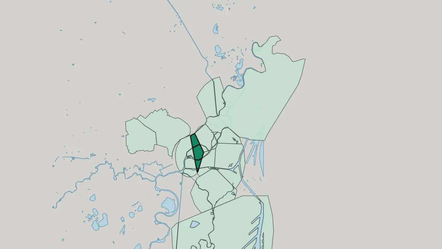 Map of Grande Île in Strasbourg