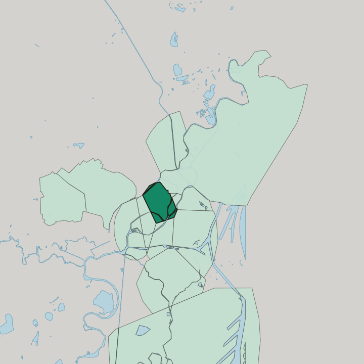 Map showing Neustadt — In Strasbourg