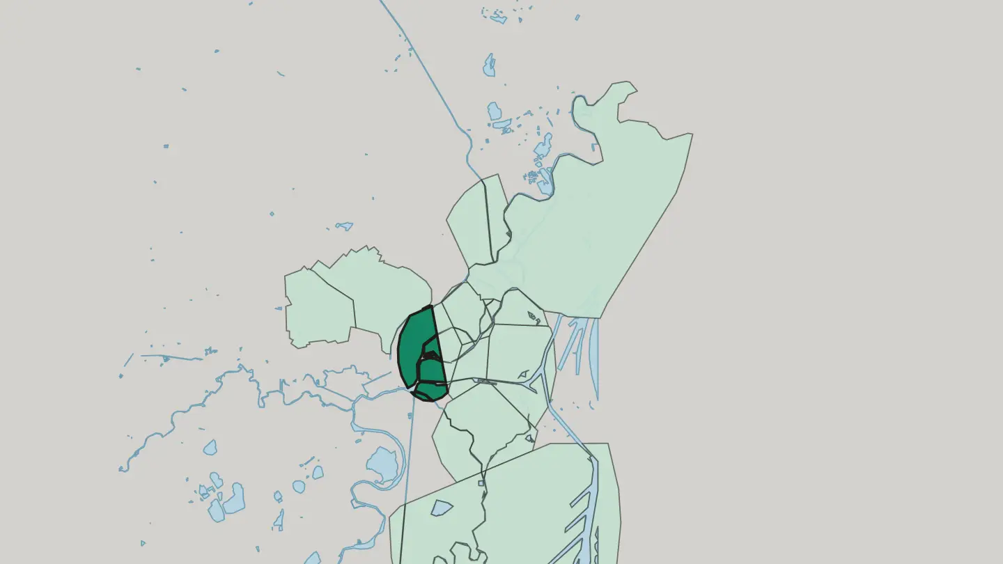 Map of Petite France in Strasbourg