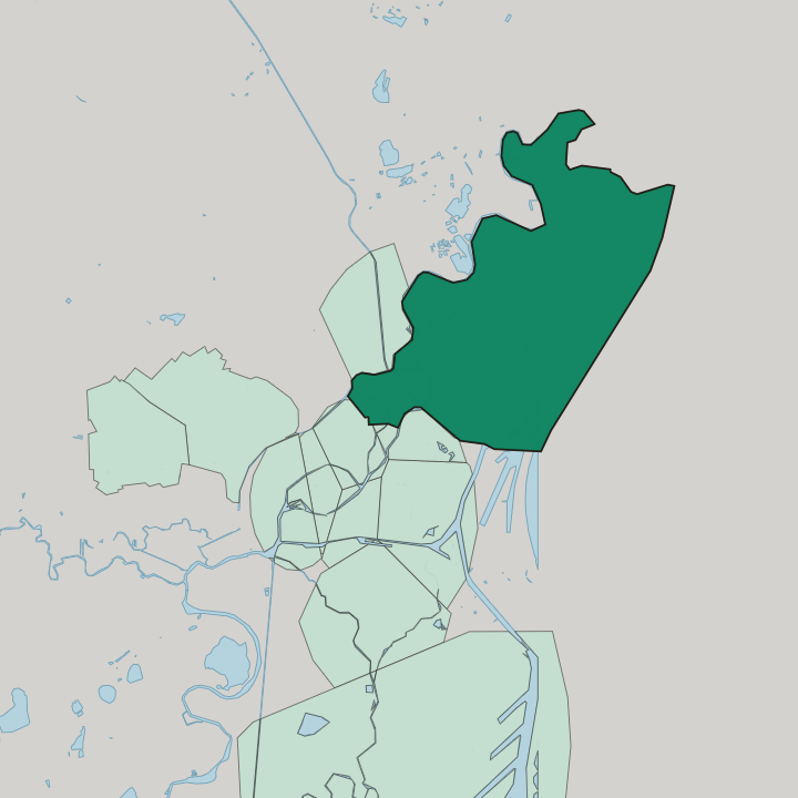 Map showing Robertsau — In Strasbourg